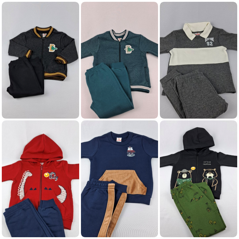 CONJUNTO INVERNO BRANDILI MENINO 1-3 ANOS ️ BLUSÃO/JAQUETA + CALÇA ...