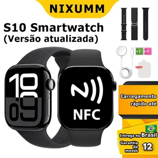 Relógio inteligente Smartwatch Original S10 Versão atualizada Super Amoled Nfc Para Android IOS