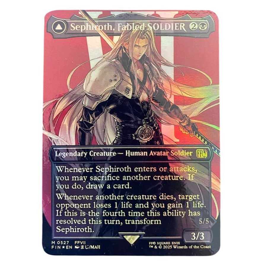 マジック：ザ・ギャザリング Sephiroth, Fabled SOLDIER & One-Winged Cards Final Fantasy - Sephiroth, Fabled Soldier / Sephiroth, One