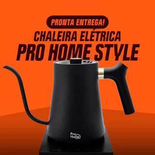 Chaleira Elétrica Pro Home Style 1L 1200W LED 110V | Pronta Entrega | BR