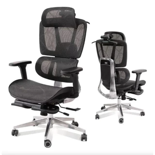 Cadeira De Escritório Gamer Office Ergonômica Tela Meshcinza Ajustável Apoio Lombar , Suporta 150kg