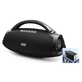 Caixa Bluetooth W KING X20 Boombox – Som Potente, Graves Profundos + Carregador ESSAGER 67W de Brinde em Oferta na Shopee