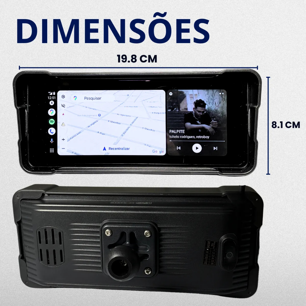 Multimídia Knup KP-RA933 para Moto: 7