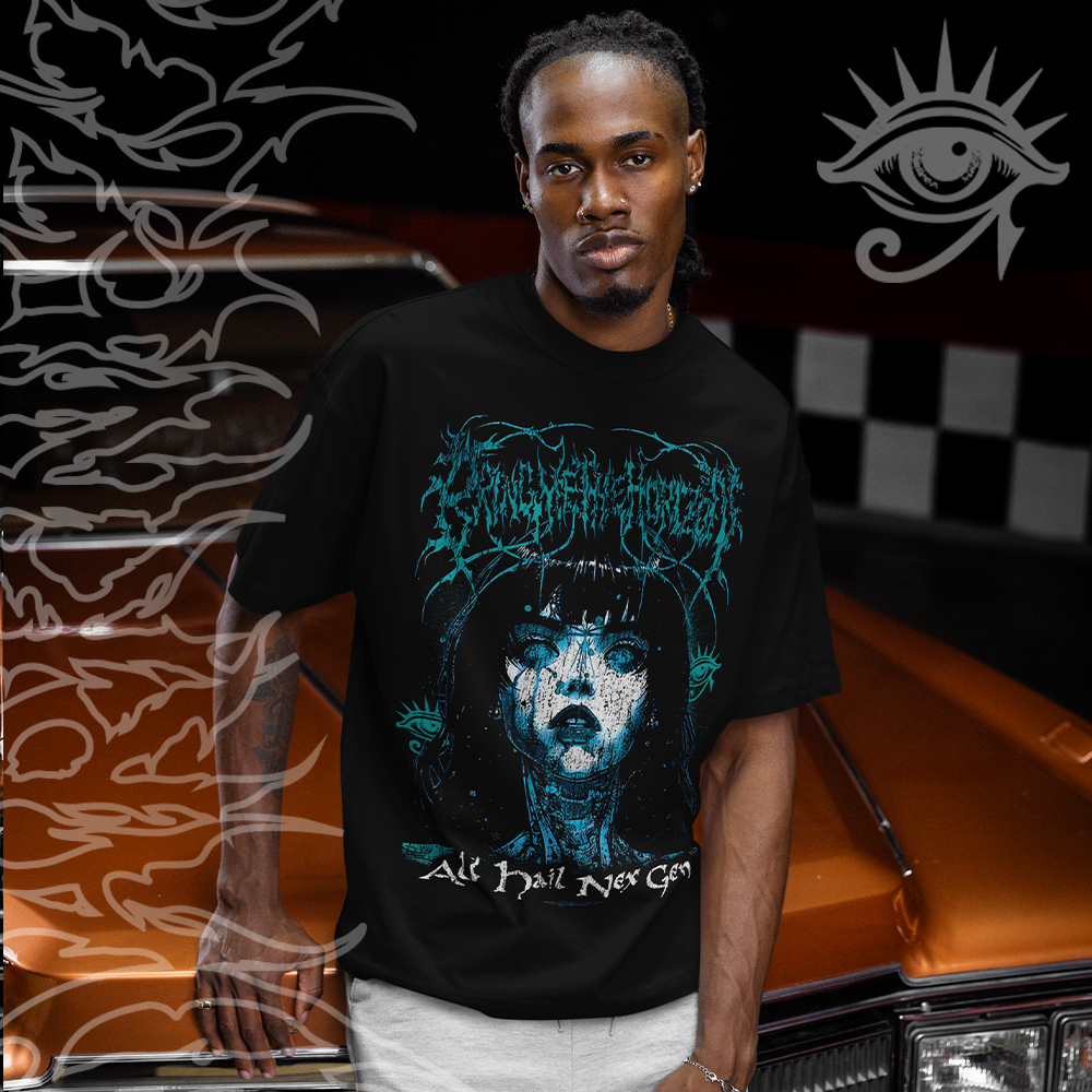 Camiseta Basica e OVERSIZED Bring Me The Horizon All Hail Nex