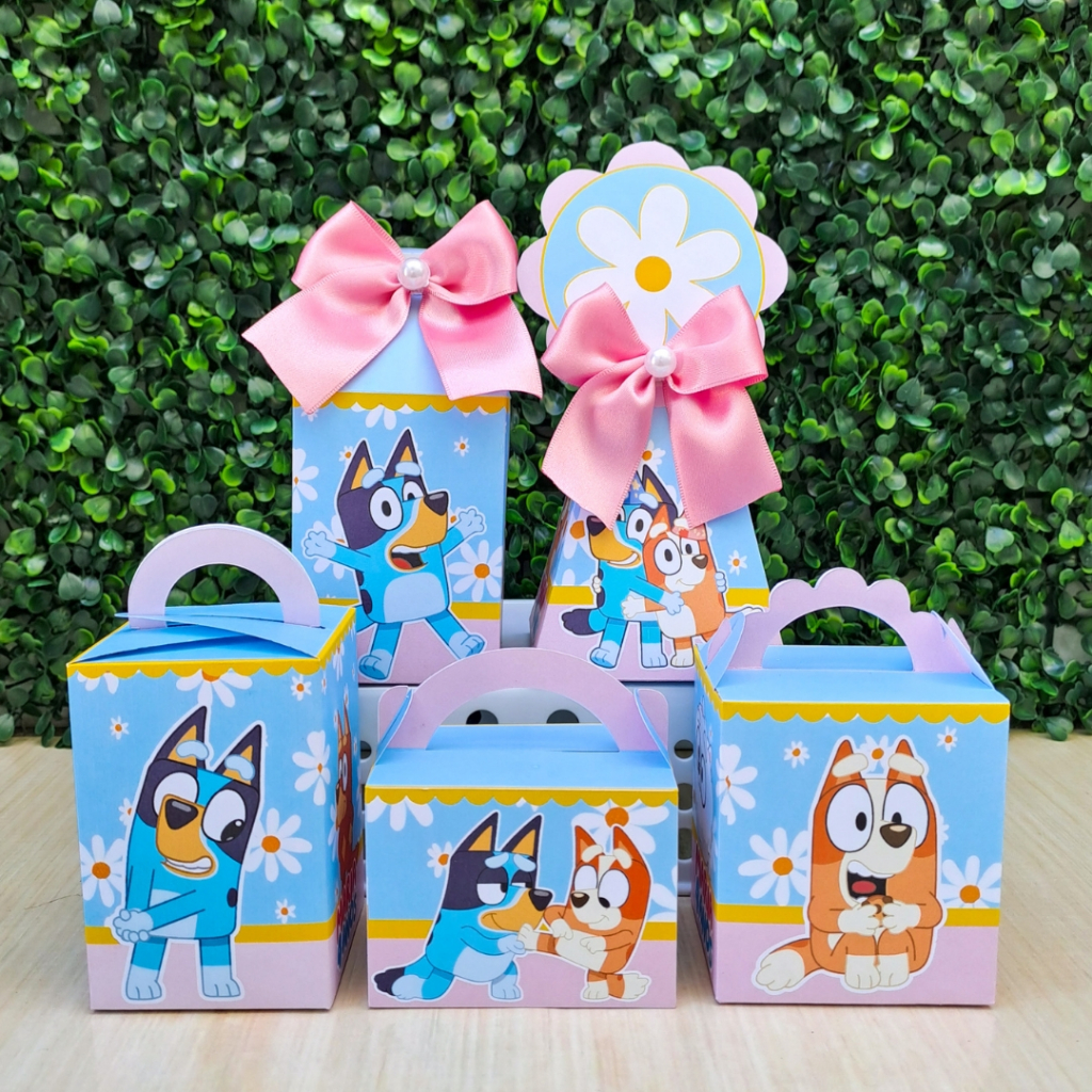 Kit Festa Bluey e Bingo Menina Personalizado (Montado) | Lemrancinhas e ...