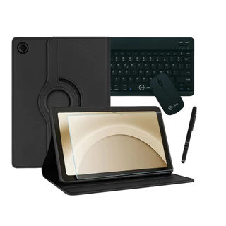 Kit Completo Capa Giratória + Teclado + Película + Caneta Para A9 PLUS X210 X216 X215