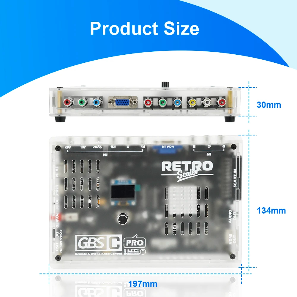 RetroScaler GBS Control Pro Upscaler HDMI Consoles Retrô RGB