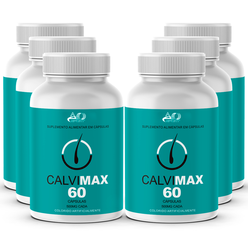 6x Calvimax Original 60 Cápsulas - Nova Fórmula Natural - Loja Oficial ...