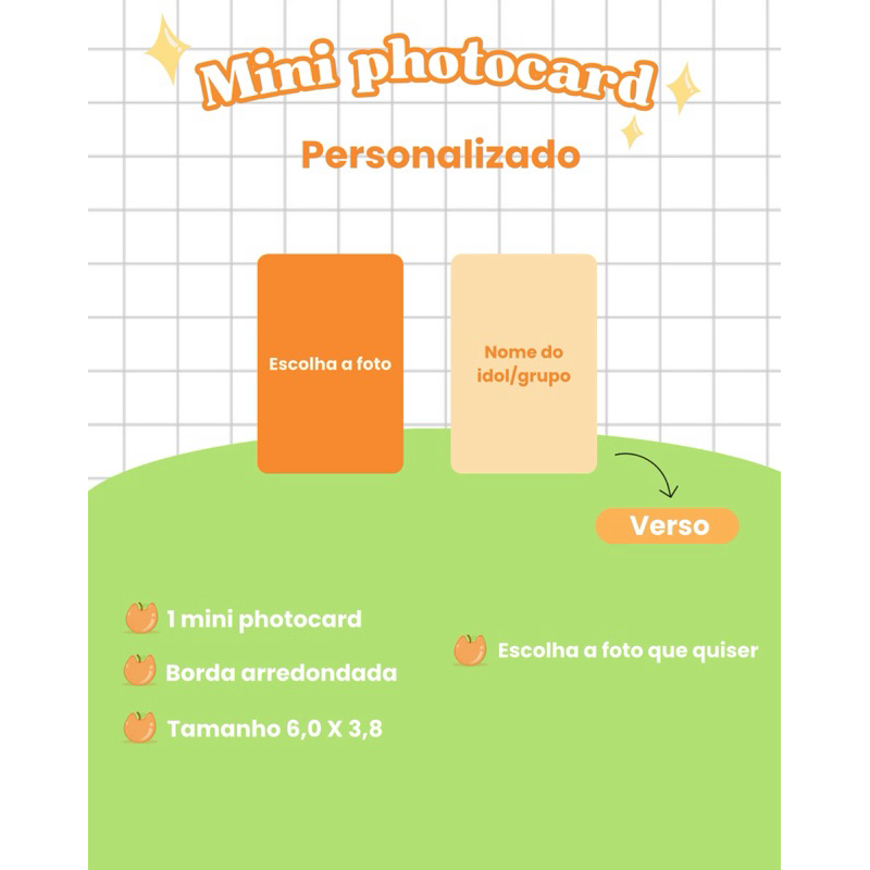 Mini photocard personalizado | Shopee Brasil