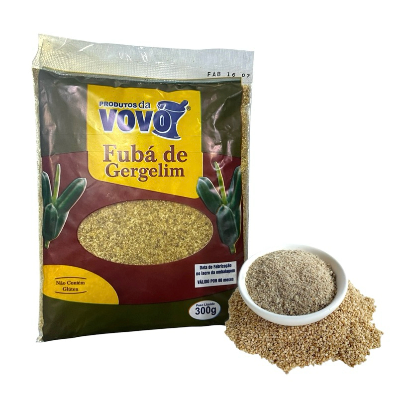 Fubá de Gergelim Torrado 900g | Shopee Brasil
