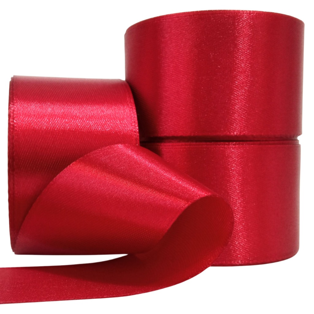 Fita de Cetim N9 Vermelho Rubi 10 metros - | Shopee Brasil