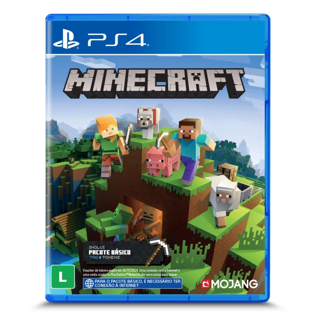 Minecraft Starter Collection PS4 Novo lacrado Midia fisica Cd | Shopee ...