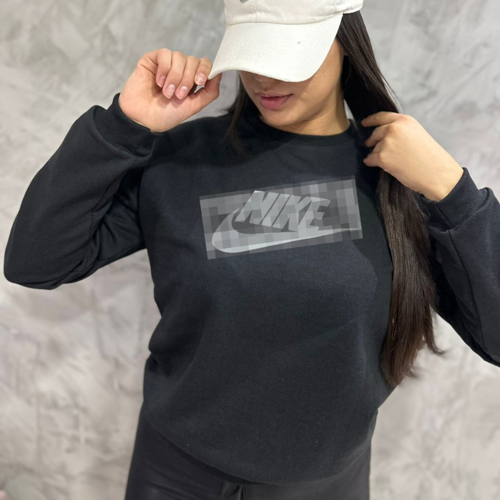 Conjunto Da Blusa De Frio Nike Preta Jaqueta Nike Sportwear Hoodie