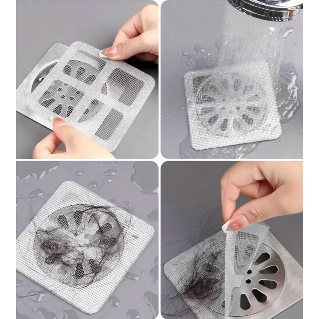 Kit Filtros Adesivos Tela Protetora Para Ralo Banheiro Cozinha Quintal ...
