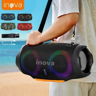 Inova caixa de som bluetooth tws Luz RGB Xtreme 4 Pen Drive FM Tipo-C Resistente A Água IPX6 Caixinha de Som Boombox