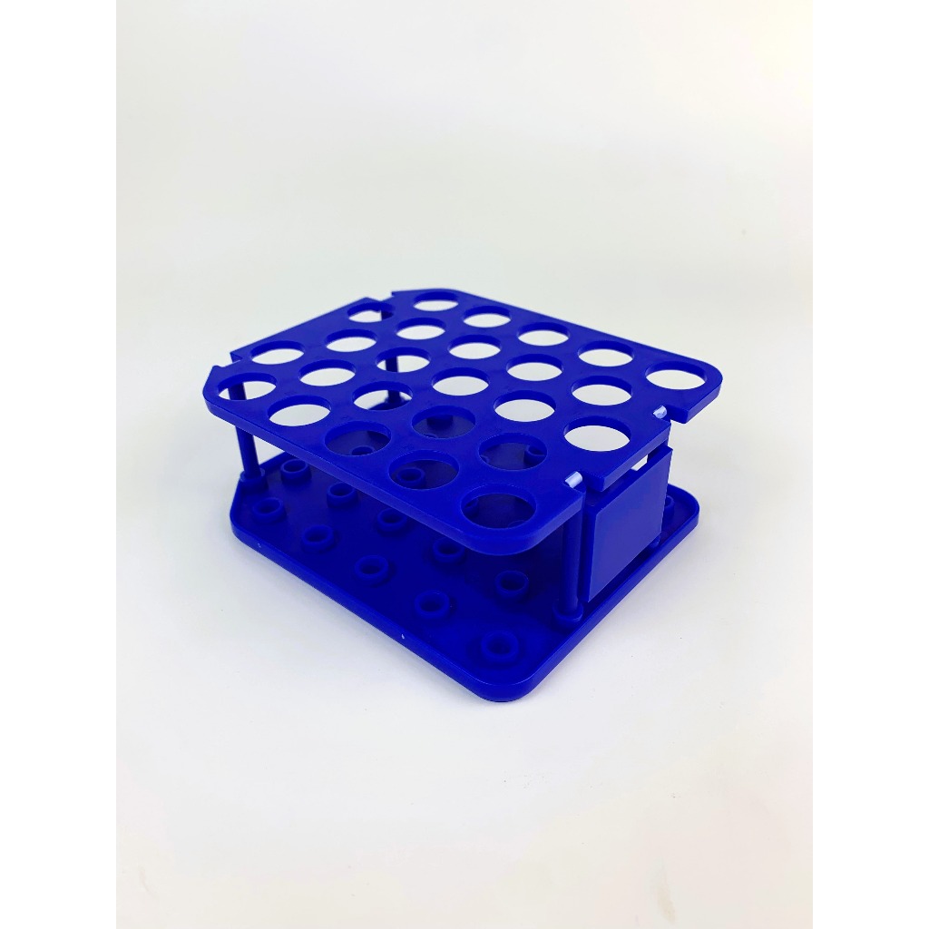 Estante 25 Furos para tubo tipo Falcon 15ml suporte rack azul | Shopee ...
