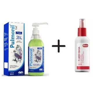 Pulmonil Gel 480g e Fluido Ibasa spray 100ml