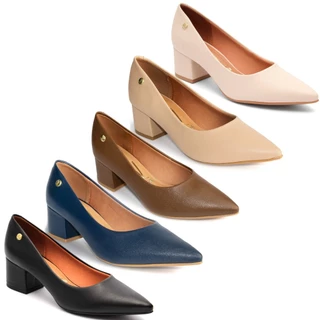 Scarpin Vizzano Salto Médio Bloco Sapato Confortável 1220-315 em Oferta na Shopee