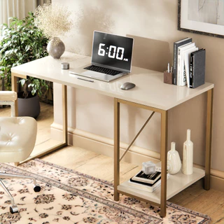 Mesa Escrivaninha Para Escritório Home Office E Quarto De Estudos Estilo Industrial