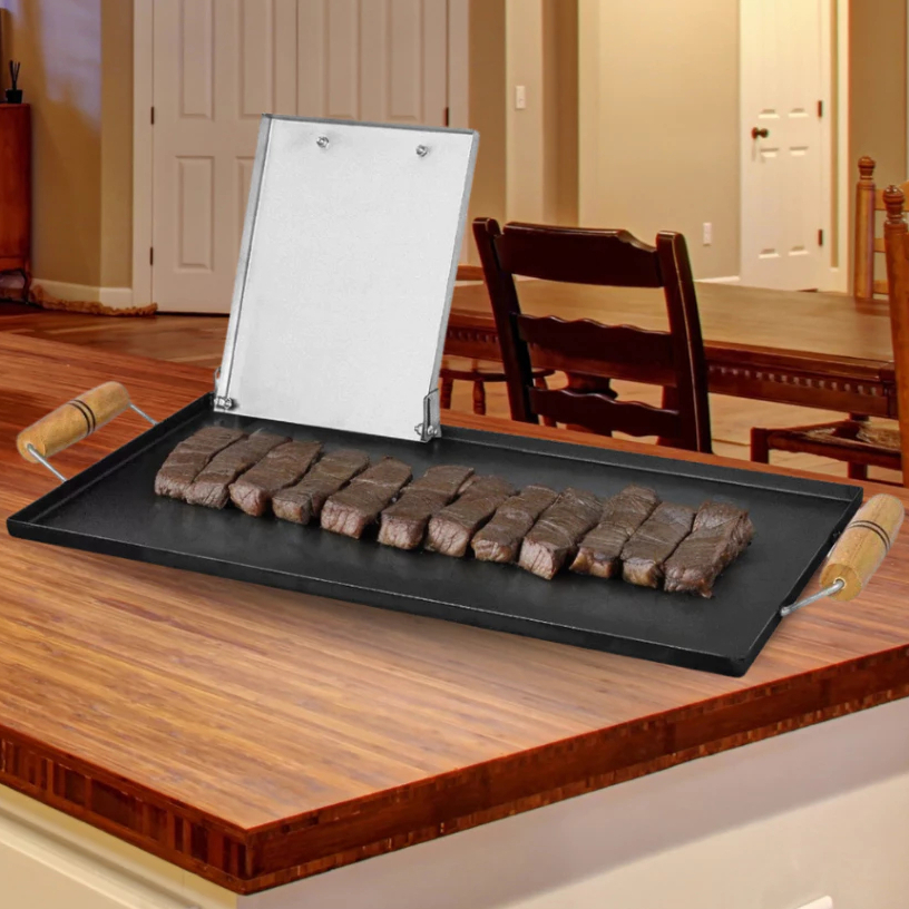 Chapa Grill Para Lanches Hambúrguer Fogão Churrasqueira Com 