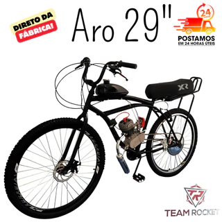 BICICLETA MOTORIZADA 80CC ARO 29 MODELO CAICARA KIT BANCO XR CARENADA COMPLETA (SEMI MONTADA) em Oferta na Shopee