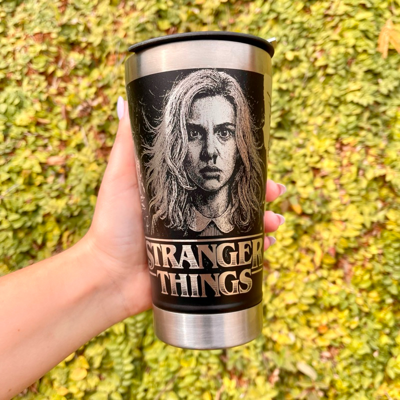 Copo Térmico STRANGER THINGS Personalização em 360 Graus 473 ML Personalizado