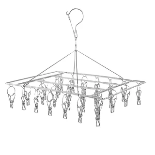 Varal 40 Prendedores Para Roupa Intima Para Calcinha Meia Cueca Reforçado inox 20 Prendedores em Oferta na Shopee