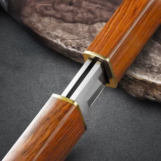 Canivete Conjunto de 2 Portatil Saque Rápido Afiado Retrátil Pesca Cozinha Faca de Frutas