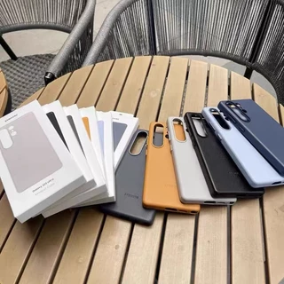 CAPA COURO ORIGINAL COM MAGSAFE E LENTE CAMERA PARA SAMSUNG S25 S25 ULTRA S24 S24 PLUS S24 ULTRA S23 ULTRA S23