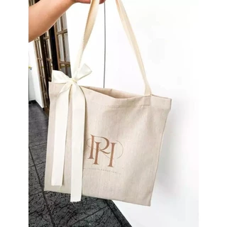 Kit 2 unidades Sacola Ecobag personalizada em Linho natural 40x40