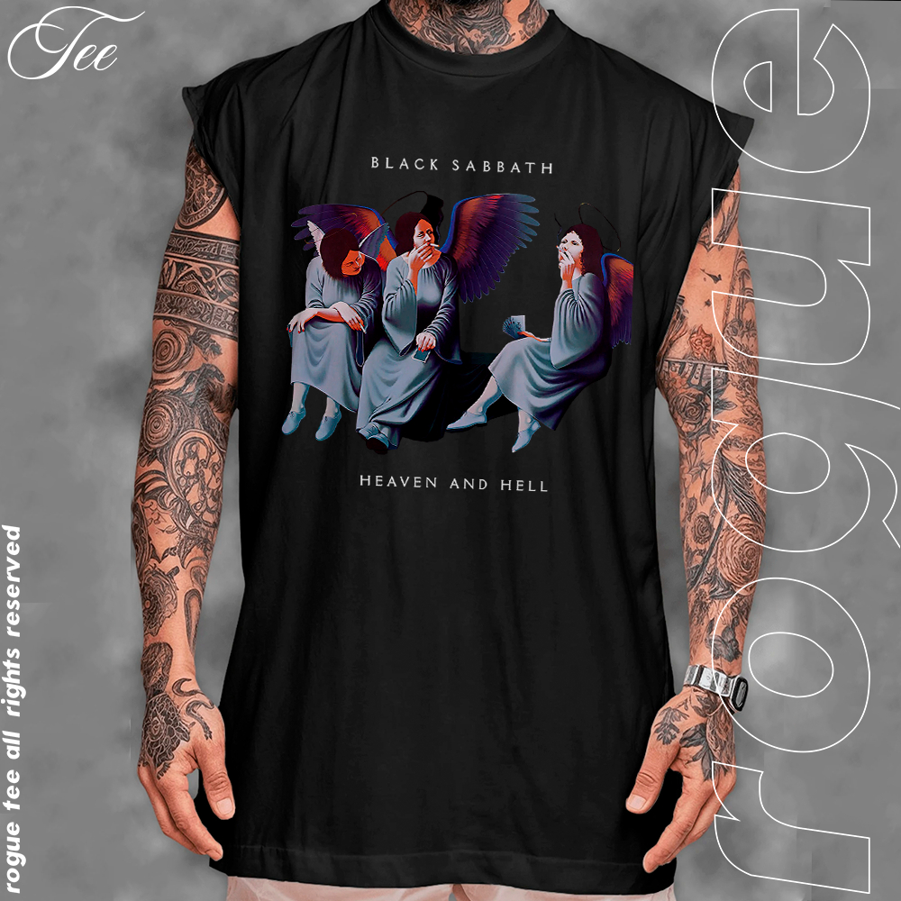 Camiseta Regata Machao Oversized Masculina Estampada Black Sabbath