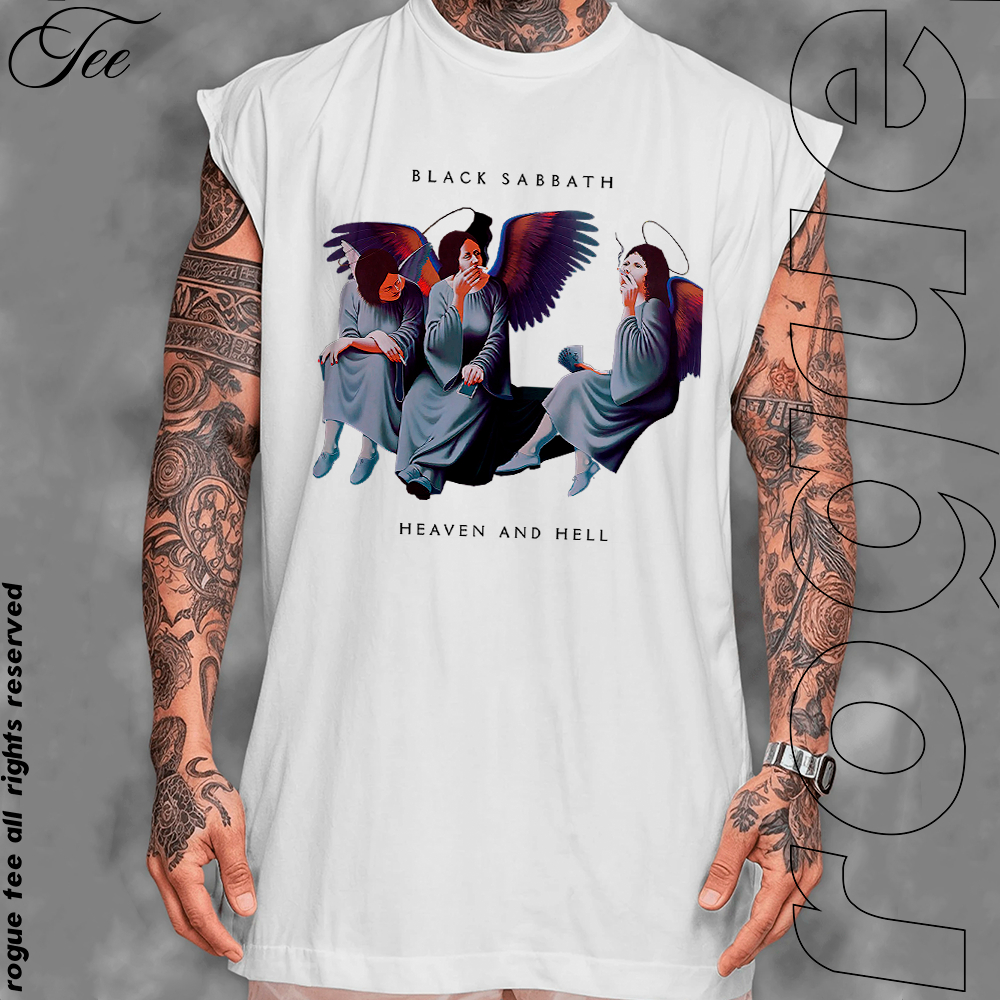 Camiseta Regata Machao Oversized Masculina Estampada Black Sabbath