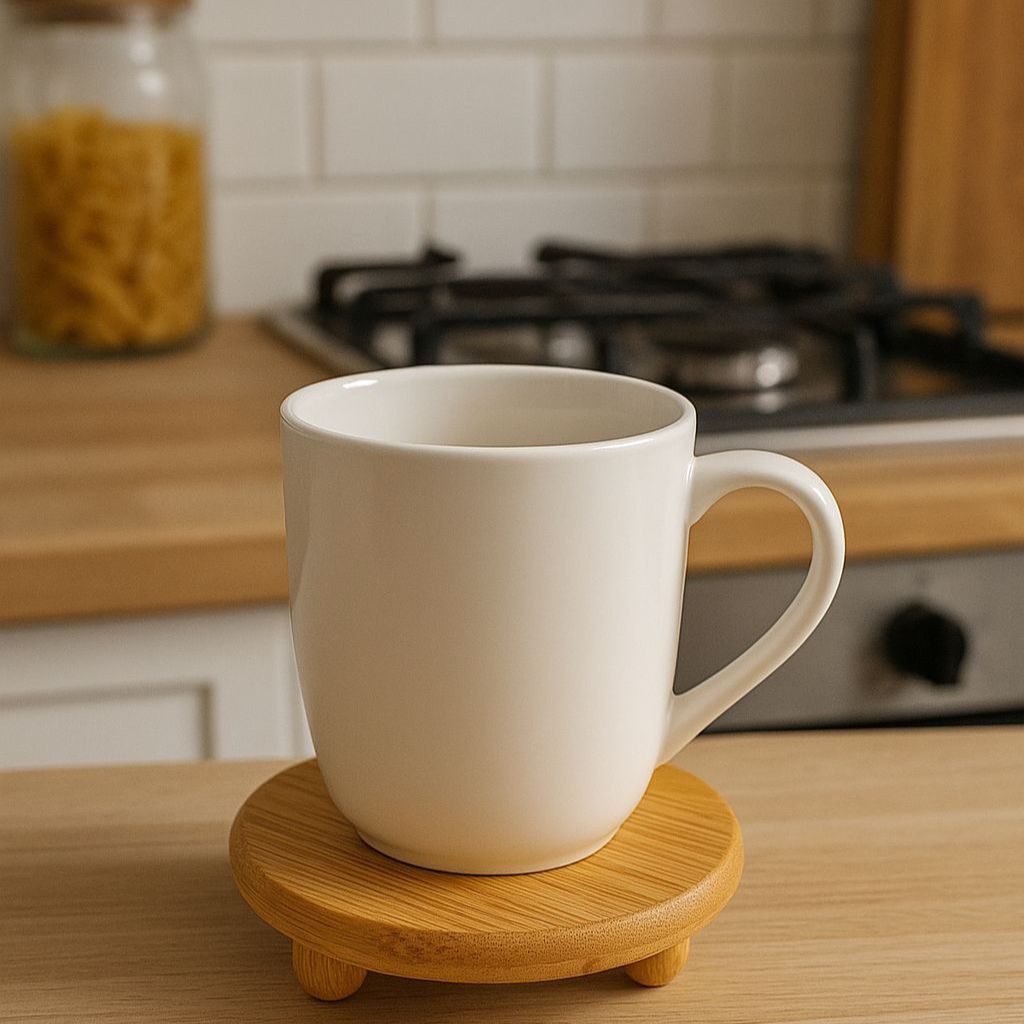 Mini Bandeja de Bambu Multiuso Redonda 11cm | Shopee Brasil