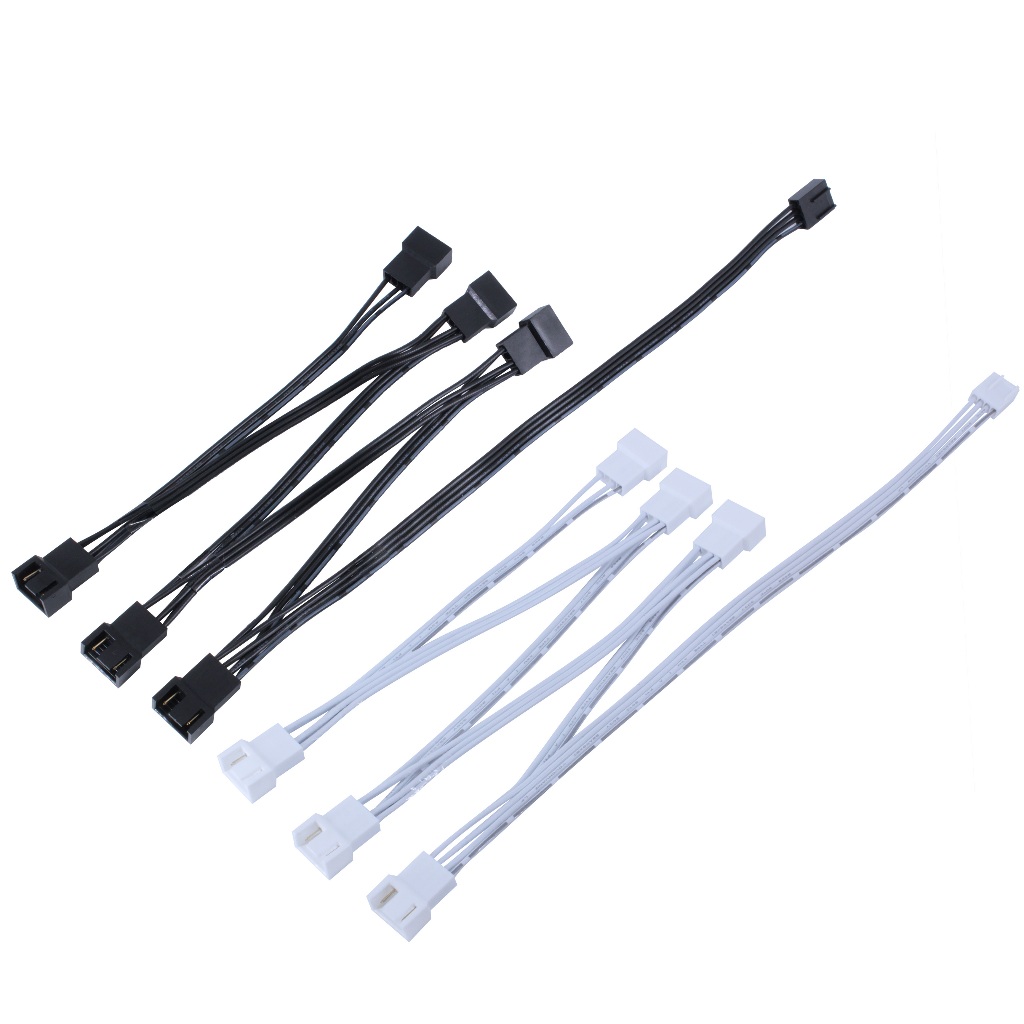 Cabo Extensor Splitter Multi Fan Pwm 1 Para 6 Saídas