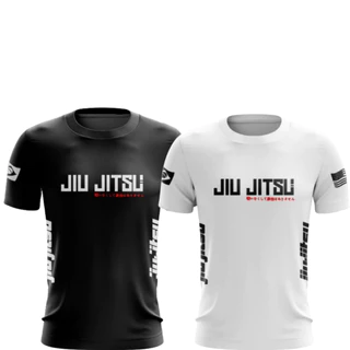 Kit 2 Camisa Usual Dry Fit Esportiva Jiu-jitsu Combat Luta Mma Proteção Uv Treino Blusa Leve Gym