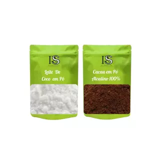 Cacau Alcalino100% 1kg +  Leite de Coco 1kg em Oferta na Shopee