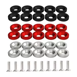 Parafuso Arruela Anodizada Jdm Fender Tuning Kit 10 Pçs