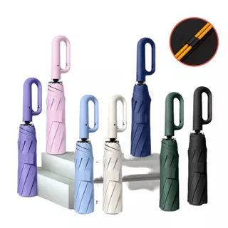 Novo Guarda Chuva Automático Alta Resistência a Chuvas e Vento Forte Com Proteção UV em Oferta na Shopee