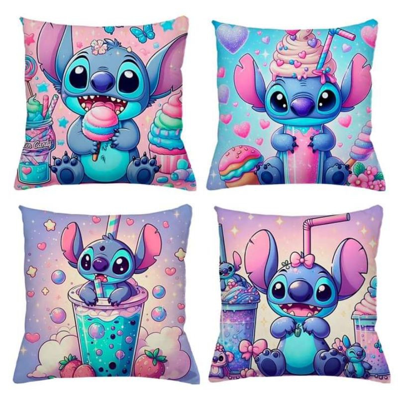 4 Mini almofadas personalizadas 23x23 com zíper e enchimento | Shopee ...