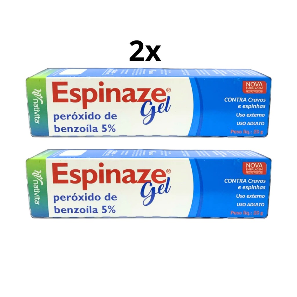 Pomada Para Espinha Cravos Espinaze 2X Gel 20g | Shopee Brasil