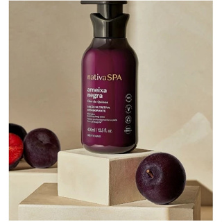 Loção Creme Hidratante Desodorante Corporal Nativa spa Ameixa Negra 400 ml O Boticário em Oferta na Shopee