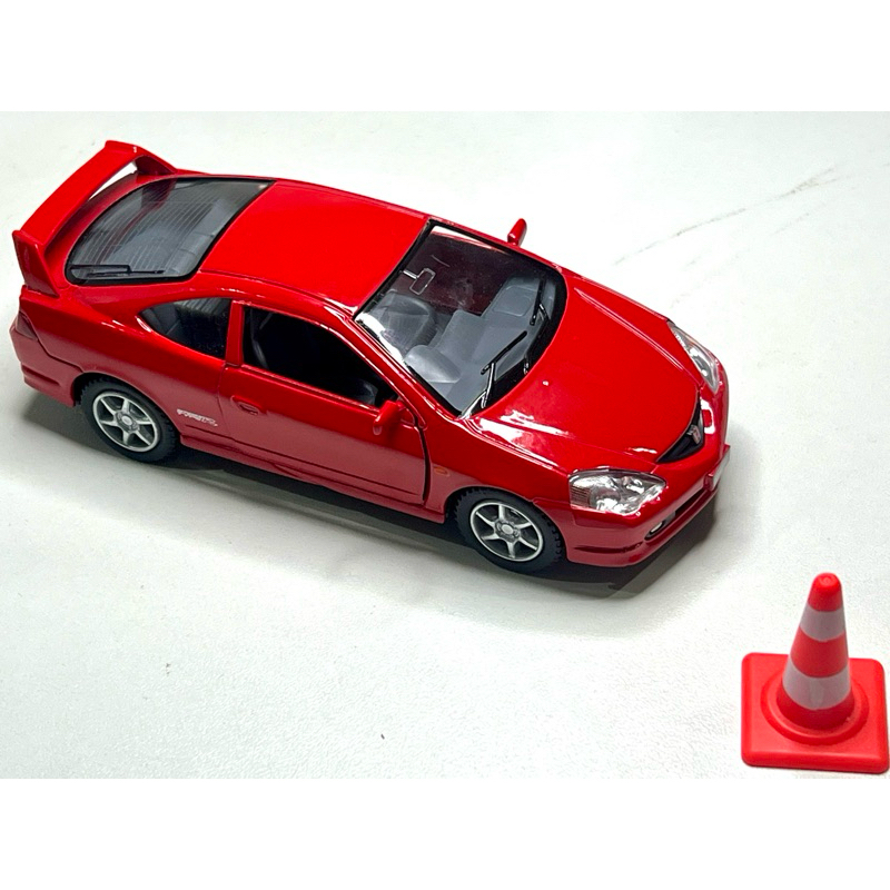 Miniatura carro Honda Integra Type R 1/34 em metal -abrem a porta
