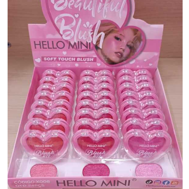 Blush Hello Mini Beautiful Blush | Shopee Brasil