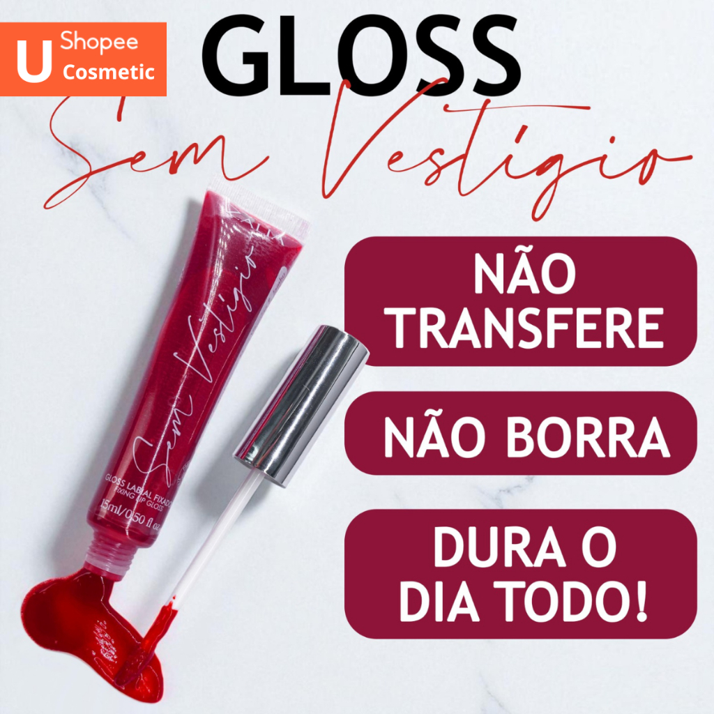 Gloss Sem Vestígios – Lábios Perfeitos o Dia Todo, Não Transfere, Alta ...