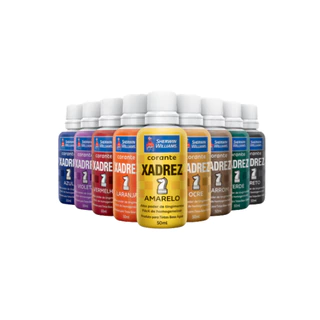 Corante Líquido Tinta Xadrez Bisnaga Parede 50ml Pigmento