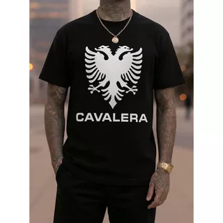 Camisa Cavalera Estampada Novidade Algodão 30.1 Premium Camiseta Estilosa