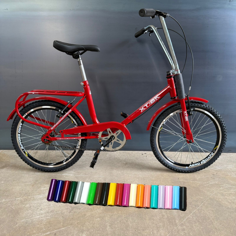 Bicicleta Aro 20 Retrô Vintage CL Fênix | Estilo Anos 70 | Quadro