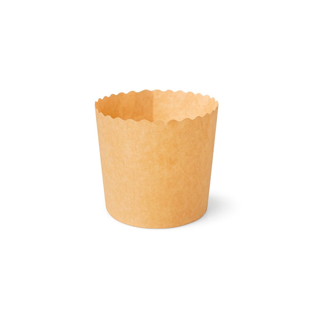 20 Forma de Papel Kraft para Assar Panetone de 250g