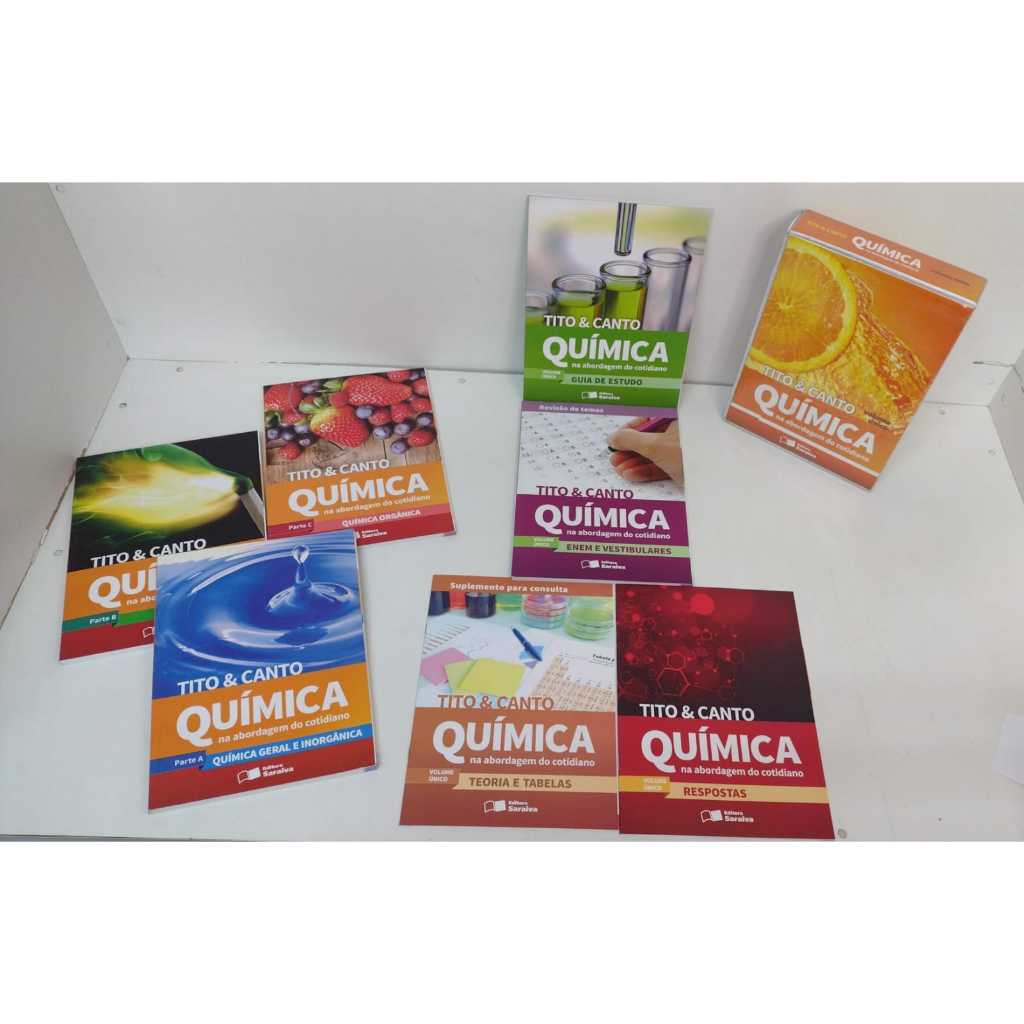 LIVRO Combo Quimica na abordagem do cotidiano (7 livros) - Autor