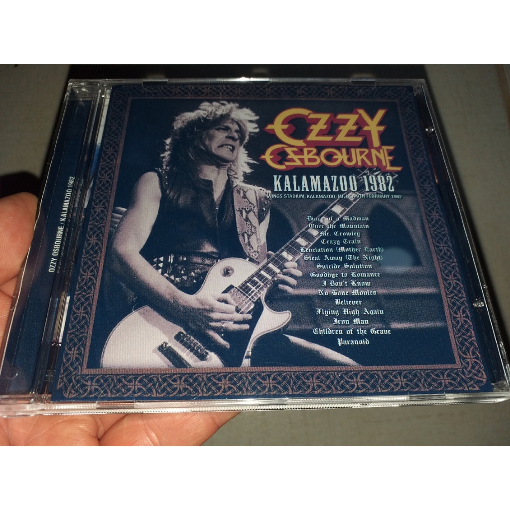 Ozzy Osbourne CD Kalamazoo 1982 Live Soundboard Randy Rhoads